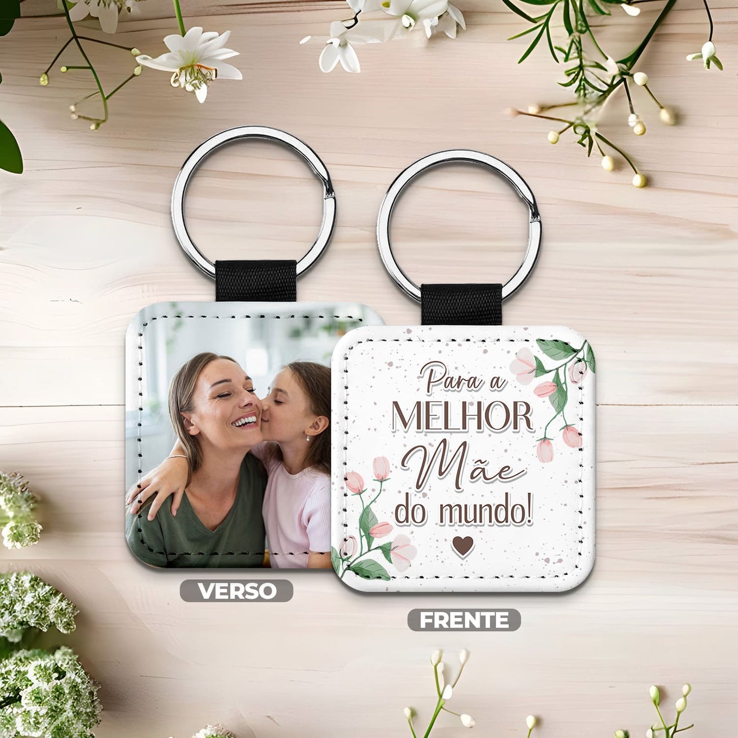 Porta-chaves "Para a melhor do mundo!"