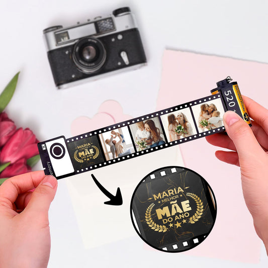Porta-chaves Rolo Fotográfico "Óscar: melhor mãe do ano"