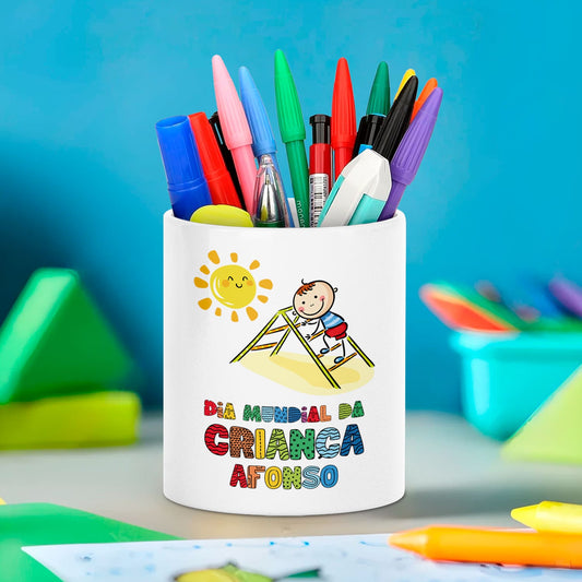 Porta-lápis "Dia Mundial da Criança"