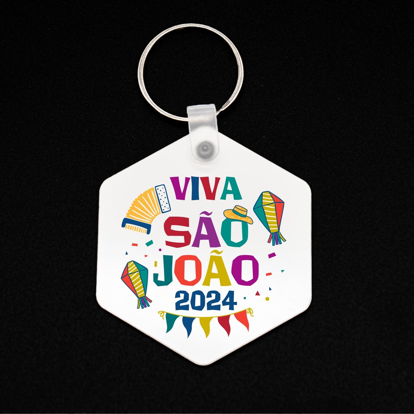 Porta-chaves "Viva São João"