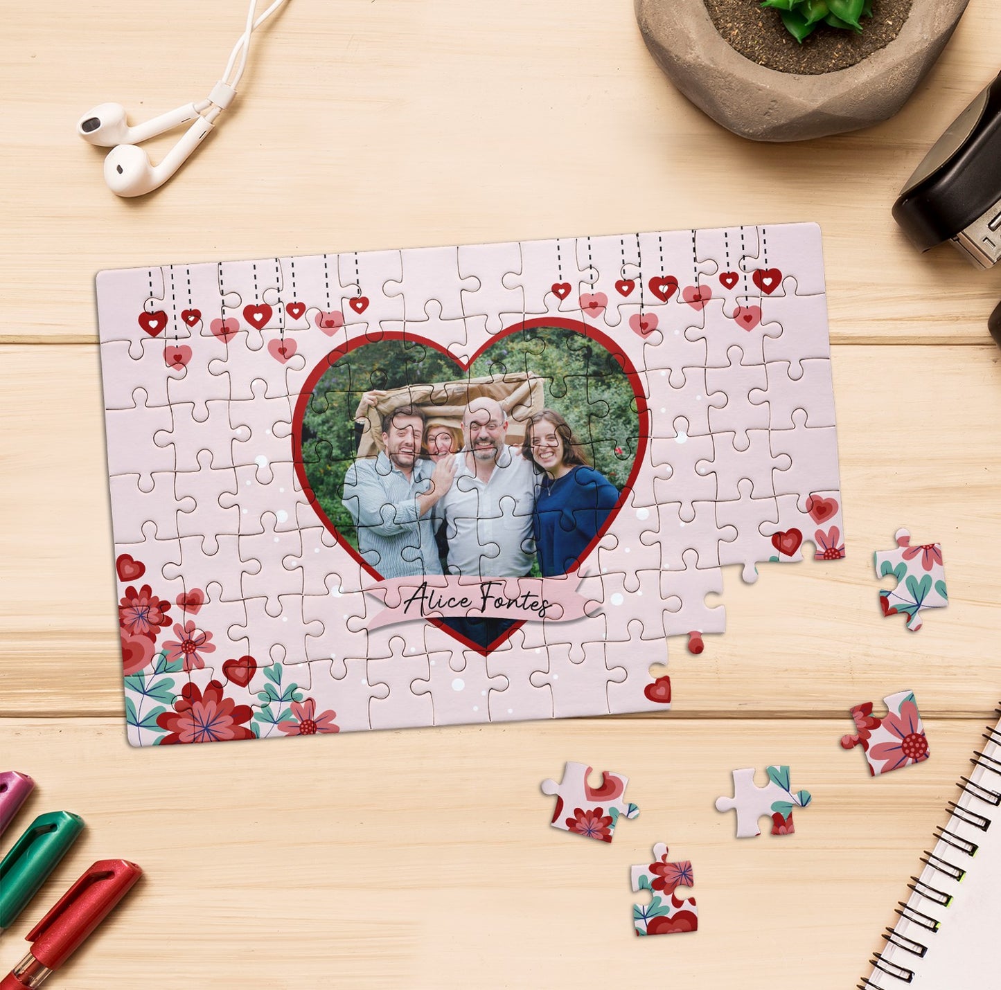 Puzzle "Flores de Amor"