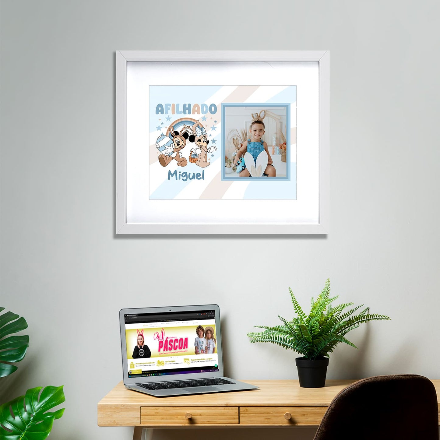 Quadro "Páscoa Animada"
