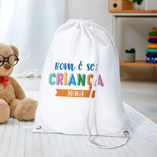 Sacola "Bom é ser criança"