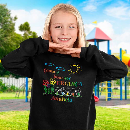 Camisola "Como é bom ser criança"