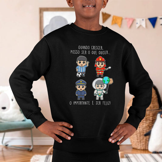 Camisola "Quando crescer posso ser o que quiser"