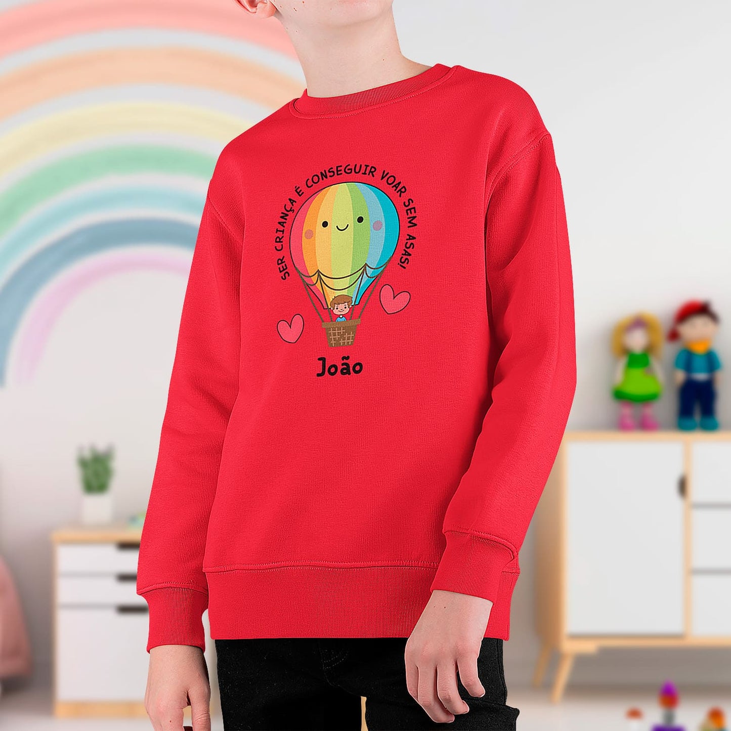 Camisola "Ser criança é conseguir voar sem asas"