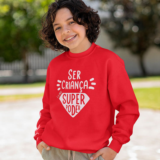 Camisola "Ser criança é o meu super poder"