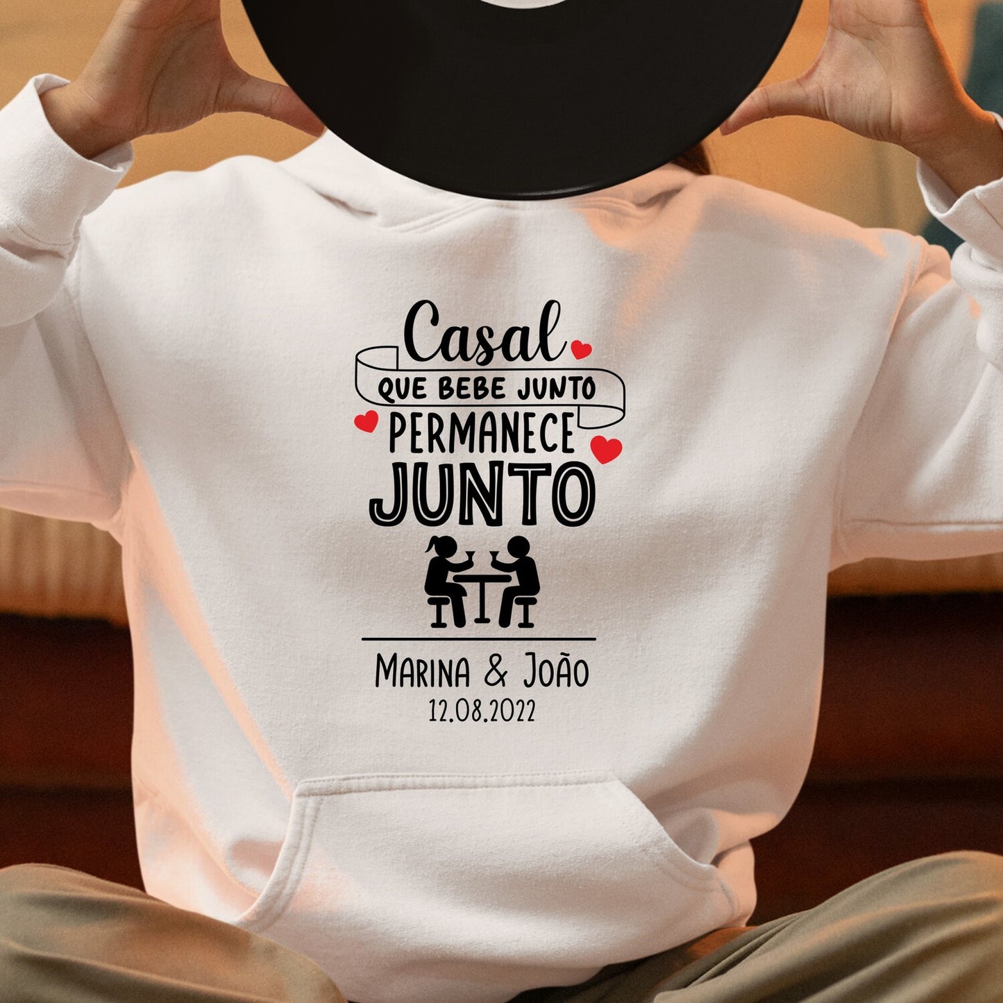 Sweatshirt "Casal Permanece Junto"