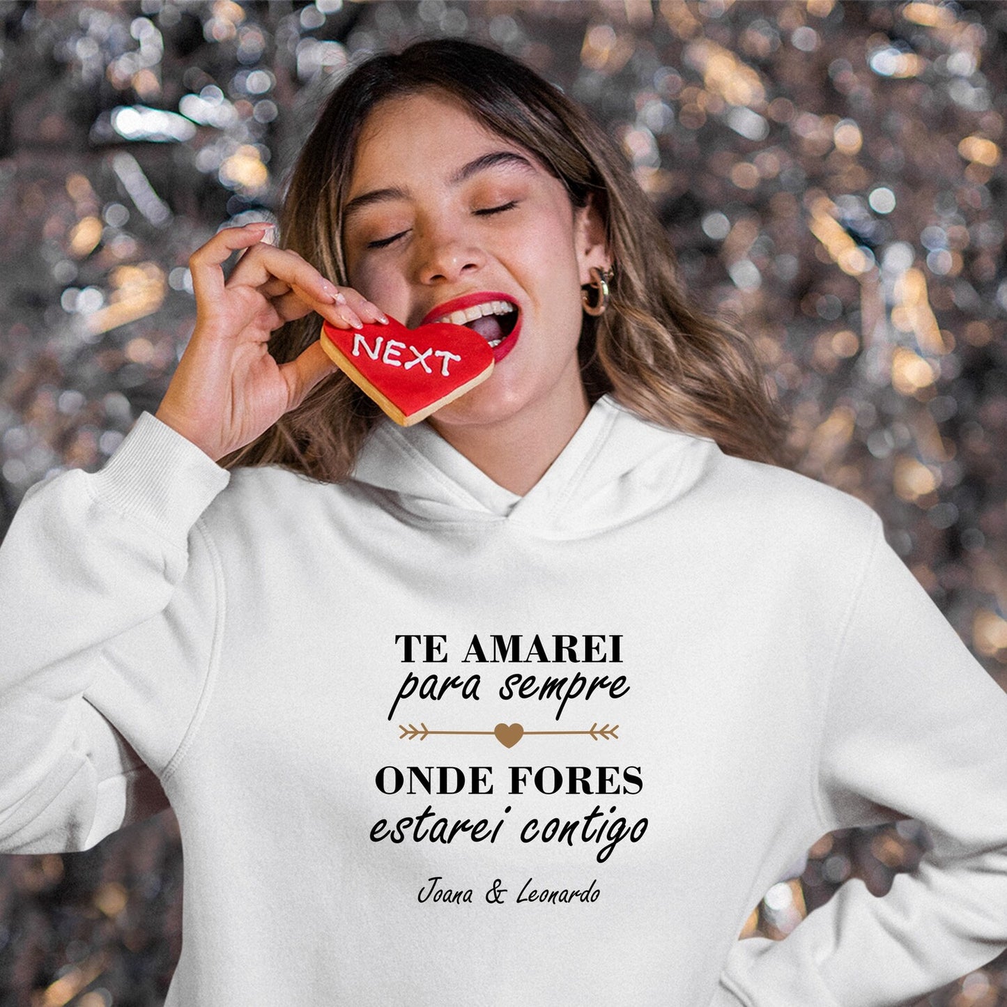 Sweatshirt "Onde fores estarei contigo"