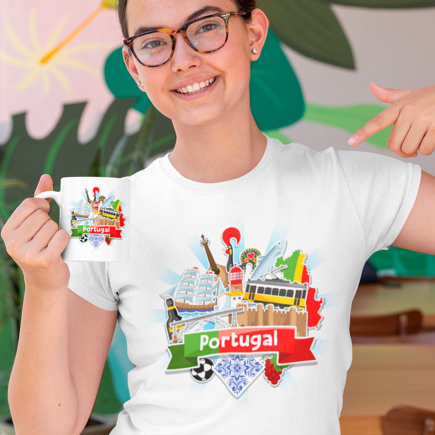 T-shirt e/ou caneca "Portugalidade"