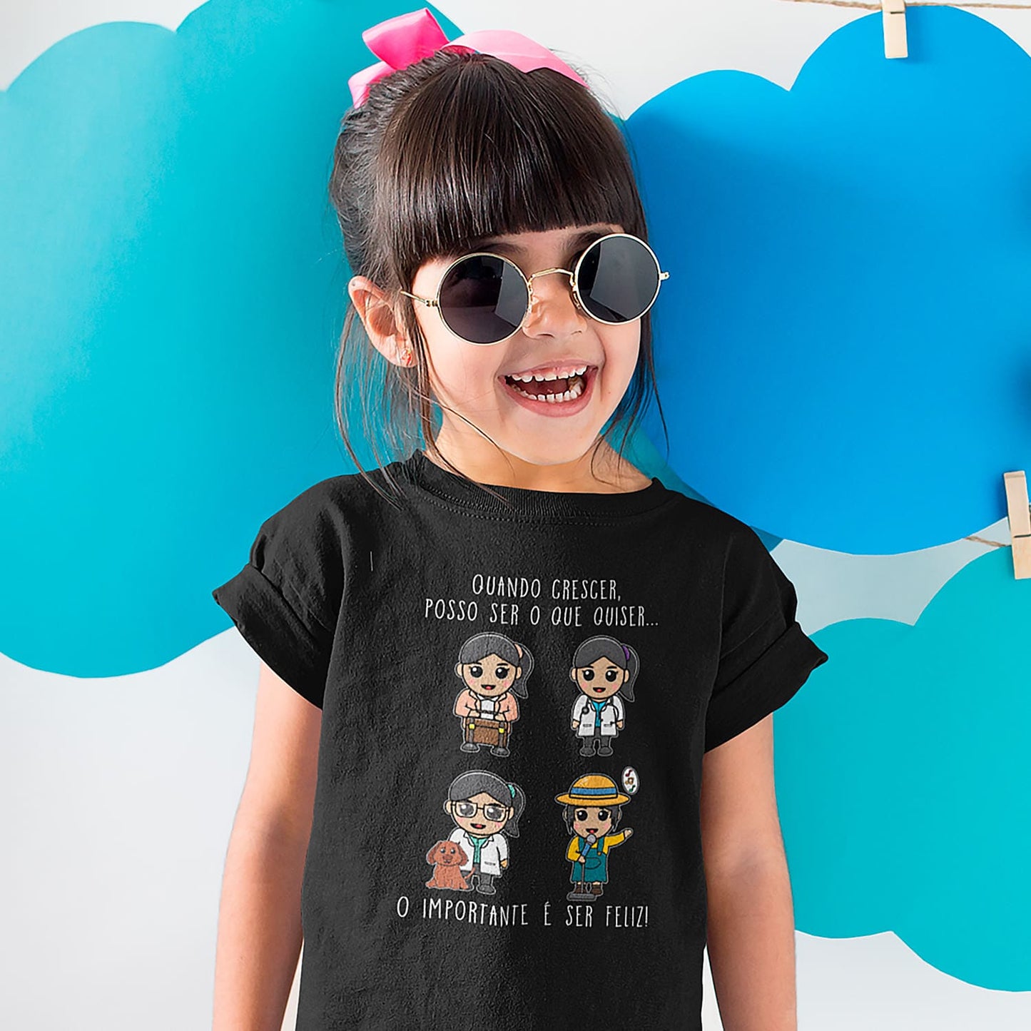 T-shirt "Quando crescer posso ser o que quiser"