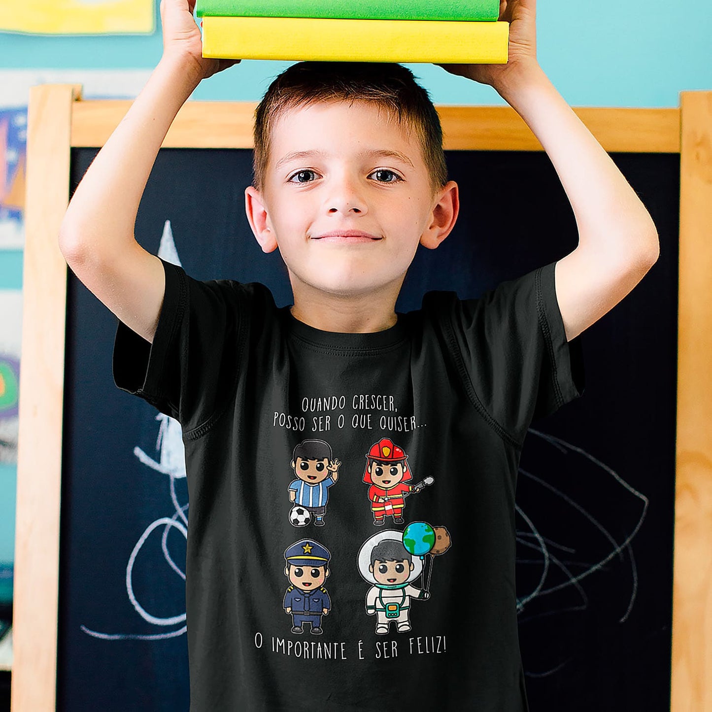 T-shirt "Quando crescer posso ser o que quiser"