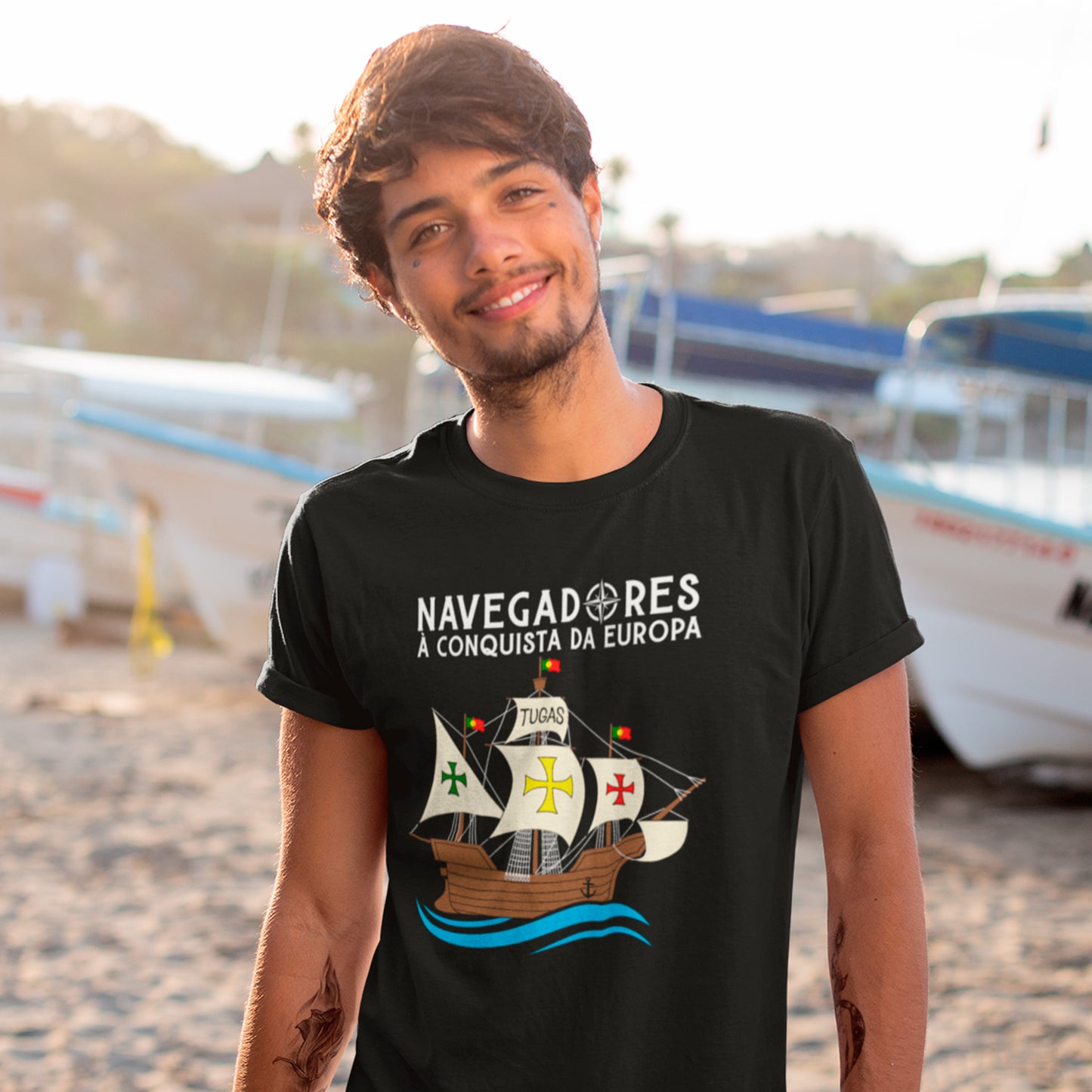 T-shirt "Navegadores à conquista da Europa"