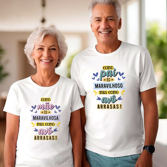 T-shirt "Como Avô-Avó Arrasas"
