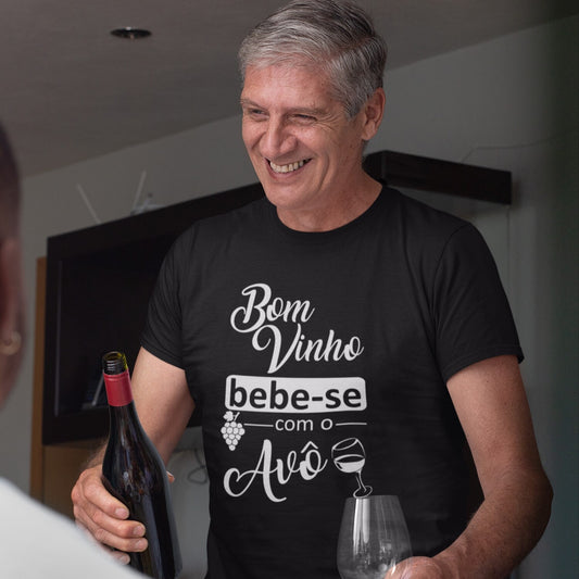 T-shirt "Bom vinho"