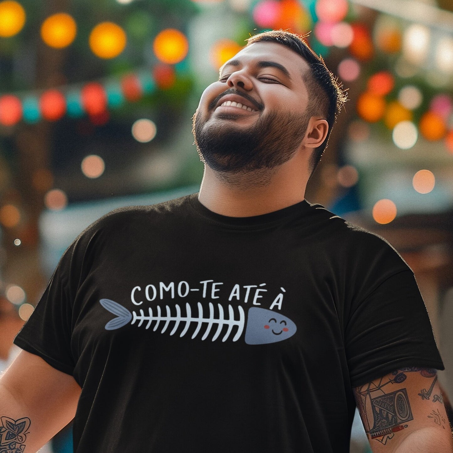 T-shirt "Como-te até à espinha"