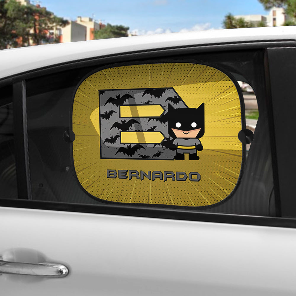 Tapa-sol e/ou placa para carro "Super Heroes"