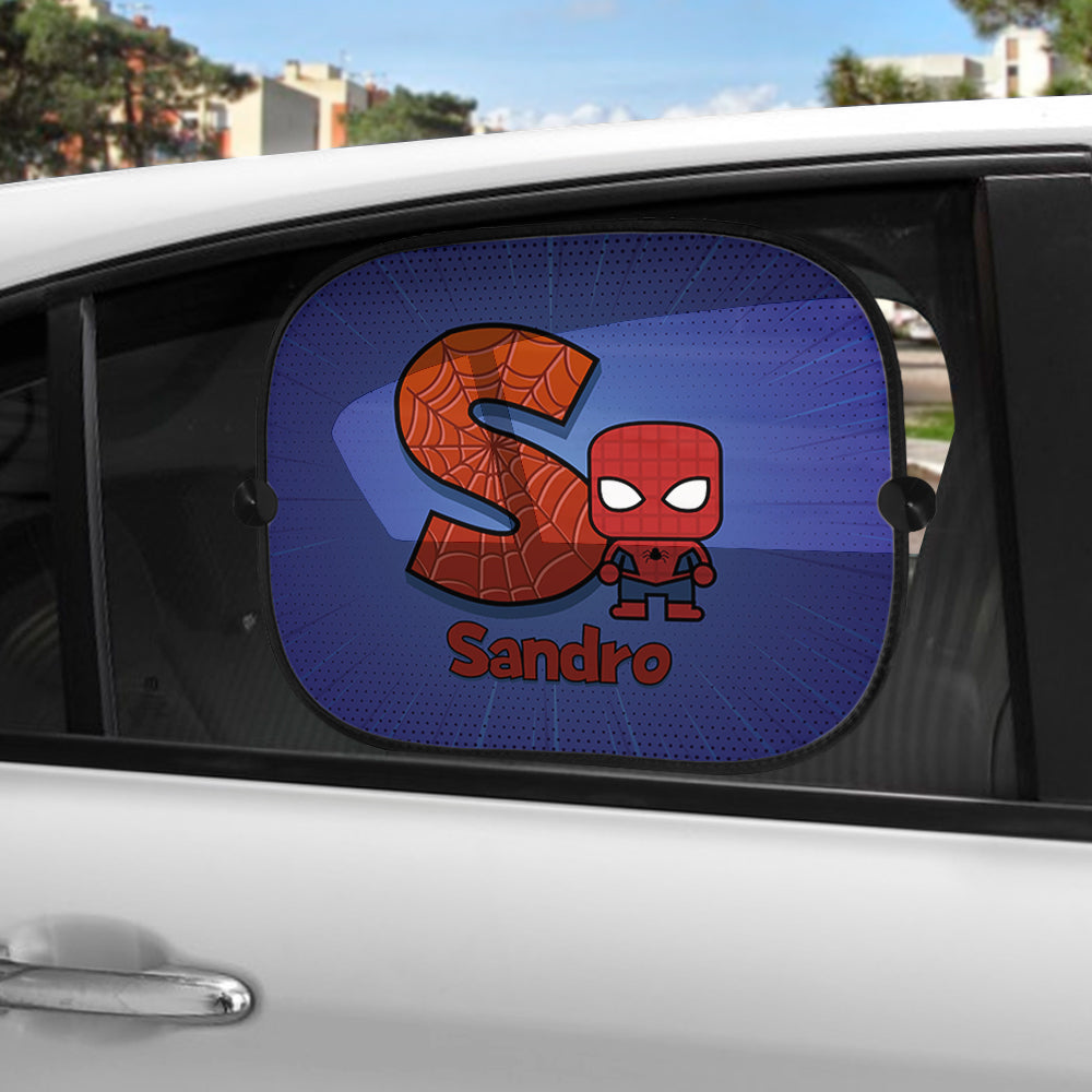 Tapa-sol e/ou placa para carro "Super Heroes"