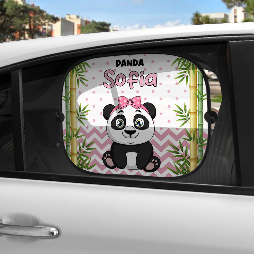 Tapa-sol e/ou placa para carro "Cute Panda"