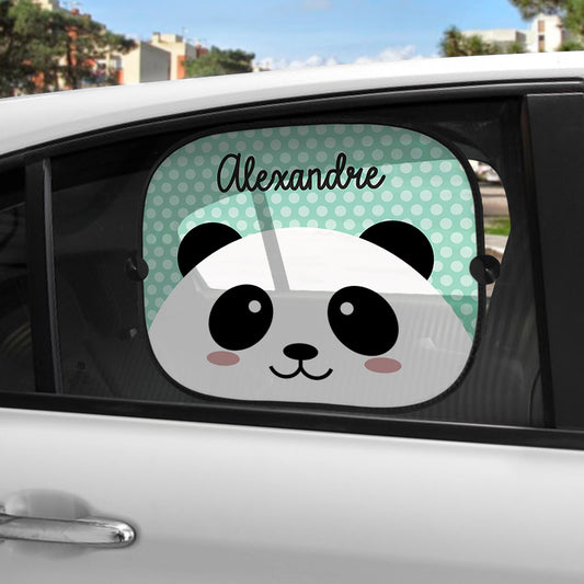 Tapa-sol e/ou placa para carro "Panda Gigante"