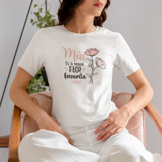T-shirt "Flor Favorita"