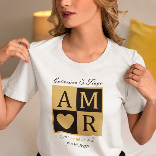 T-shirt "A M ♡ R"