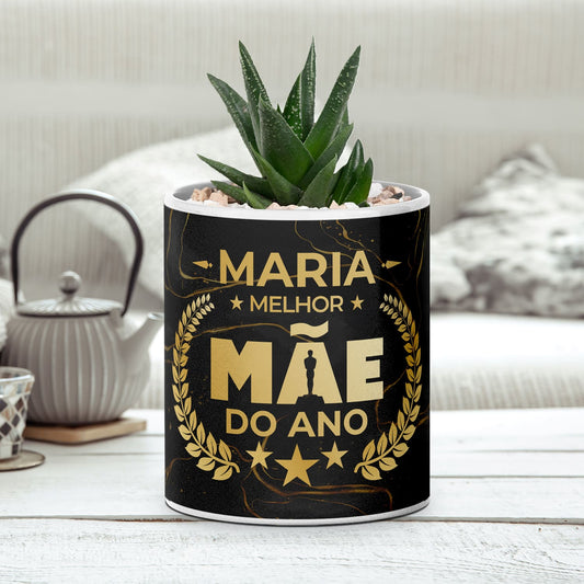 Vaso "Óscar: melhor mãe do ano"