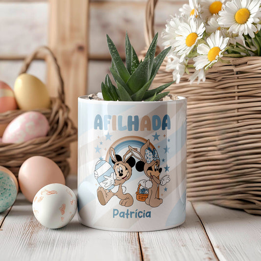 Vaso "Páscoa Animada"