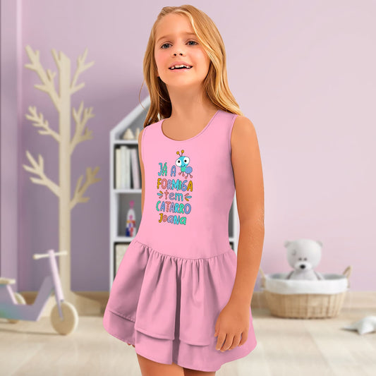 Vestido e/ou Garrafa "Já a formiga tem catarro"
