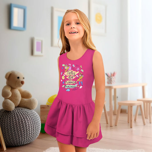Vestido e/ou Garrafa "Feliz Dia da Criança"
