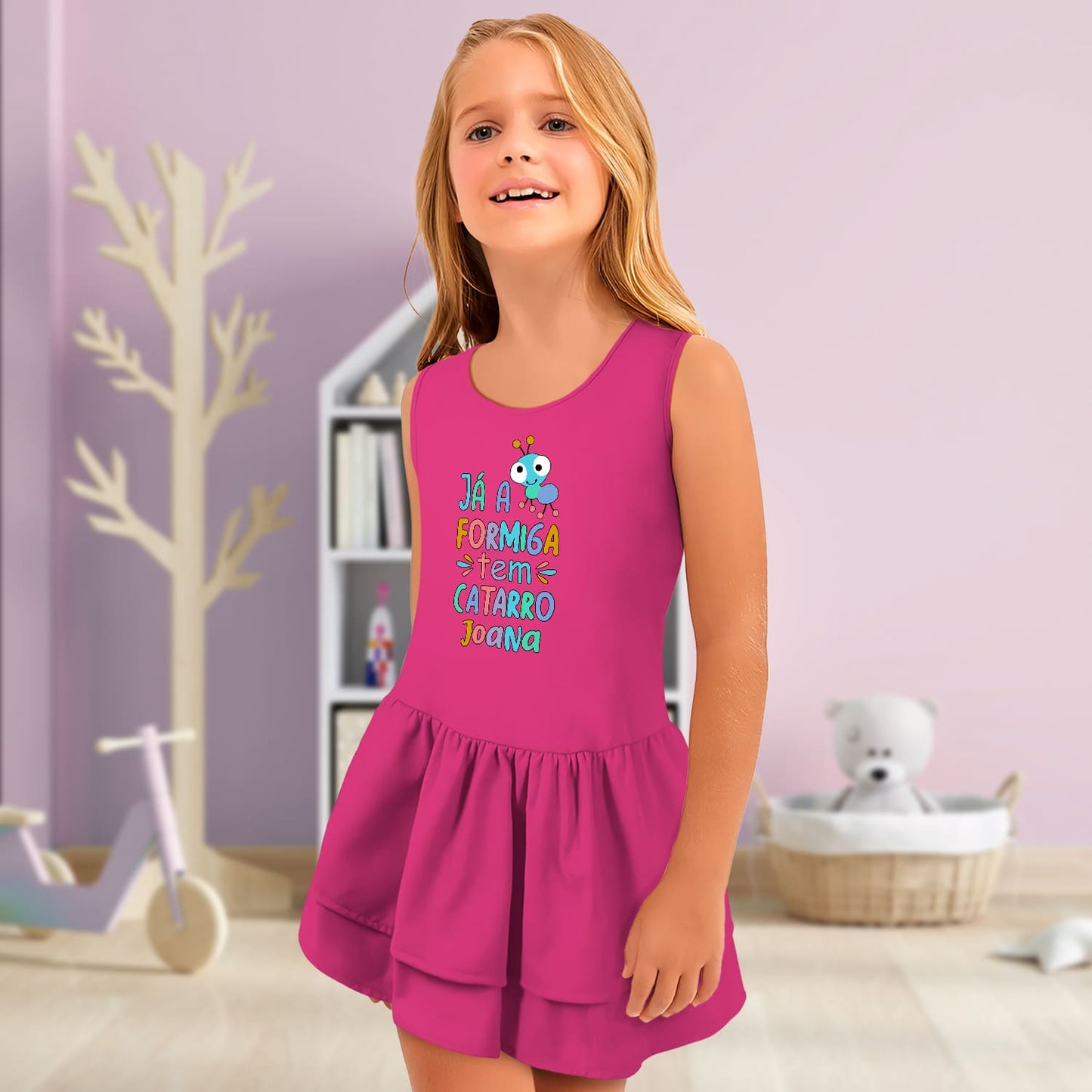 Vestido e/ou Garrafa "Já a formiga tem catarro"