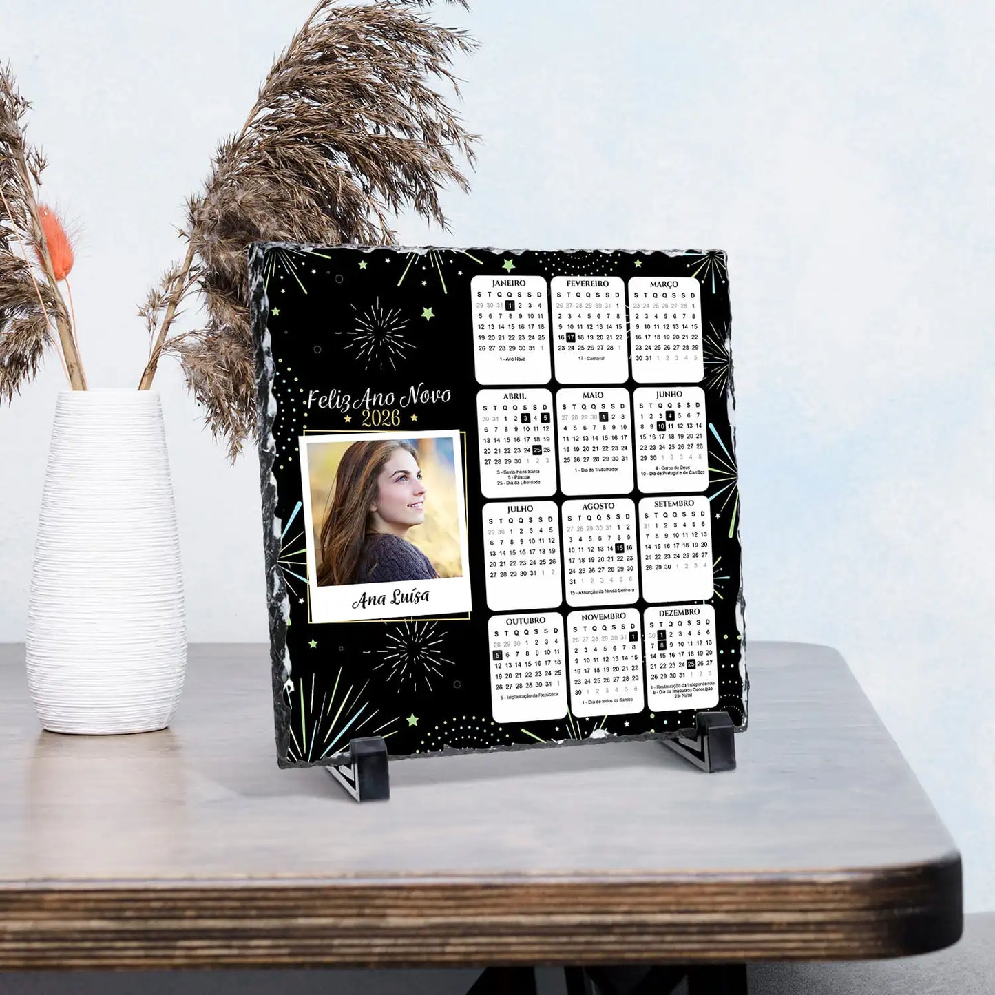 Ardósia "Calendário 2026"