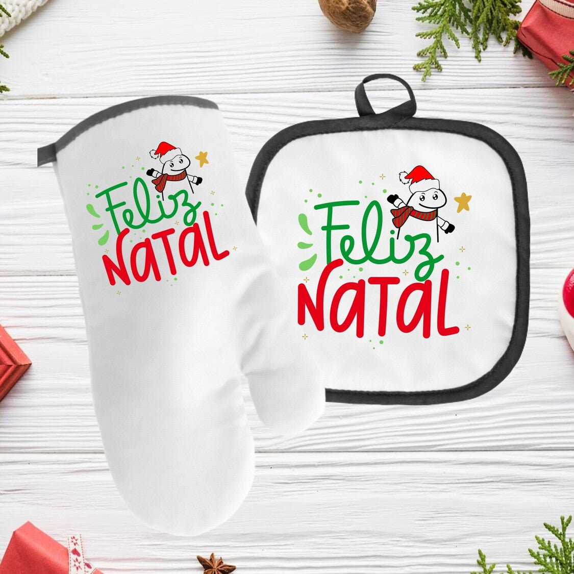 Avental "Flork de Natal"