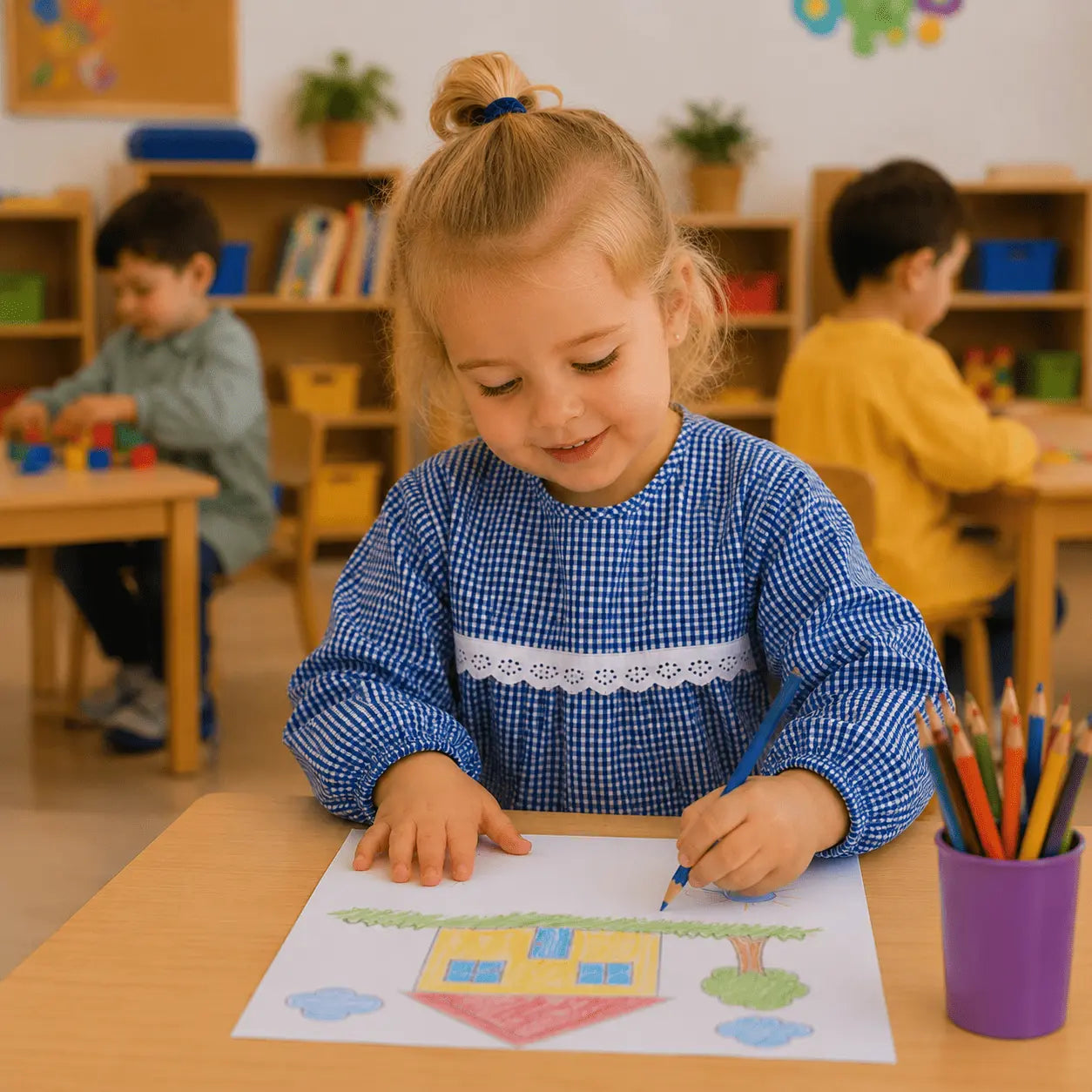 Bata Escolar Xadrez