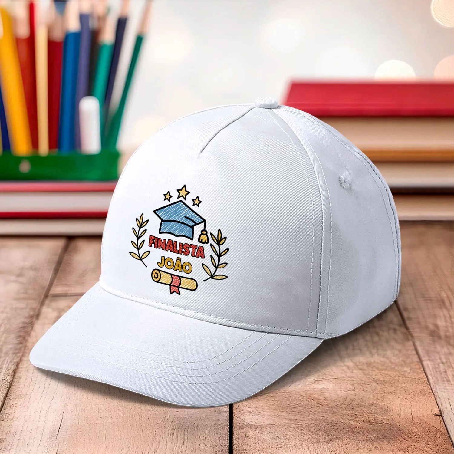boné finalista personalizado com nome
