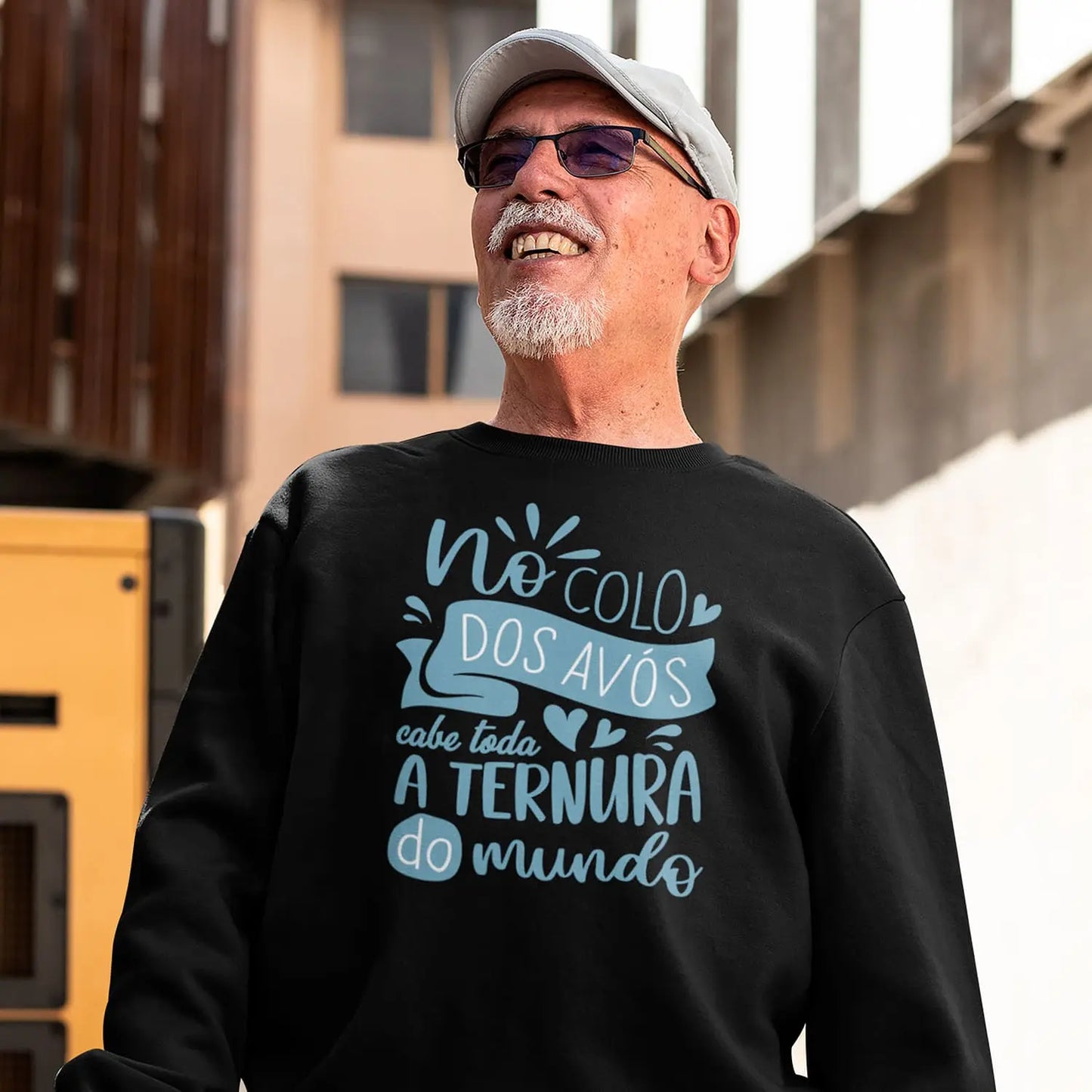 camisola personalizada para avós com mensagem especial