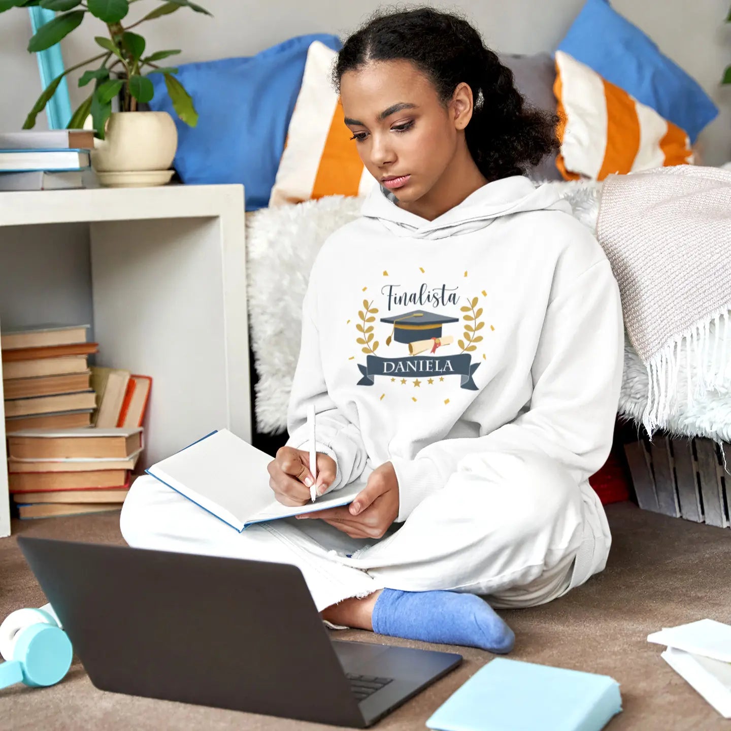 sweatshirt finalista personalizada com nome