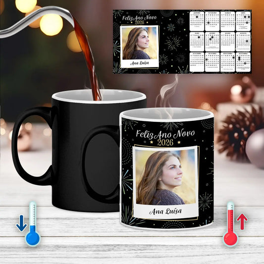 Caneca Mágica "Calendário 2026"