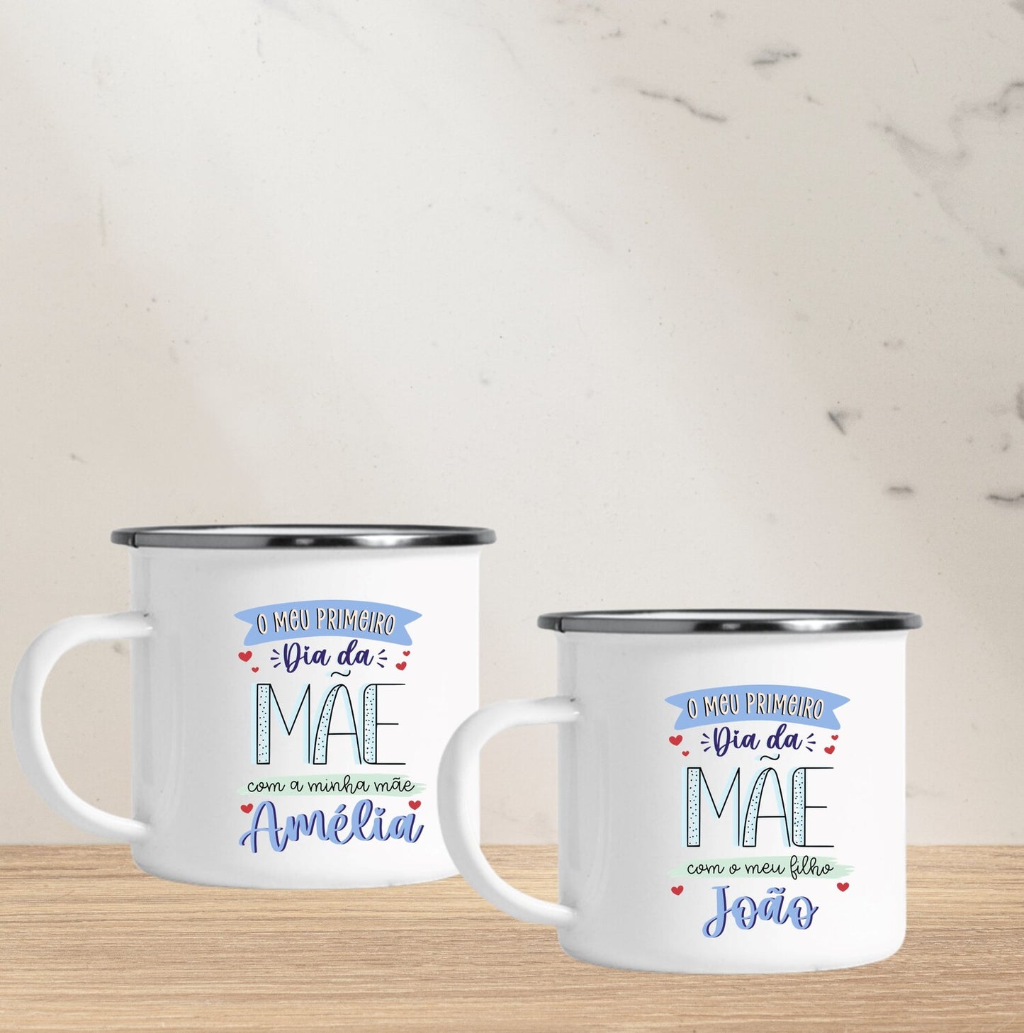 Caneca de Esmalte "O meu primeiro"