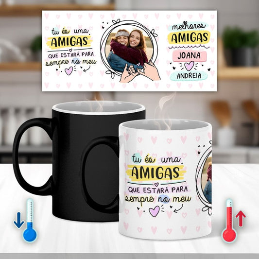 Caneca mágica "Melhores amigas"