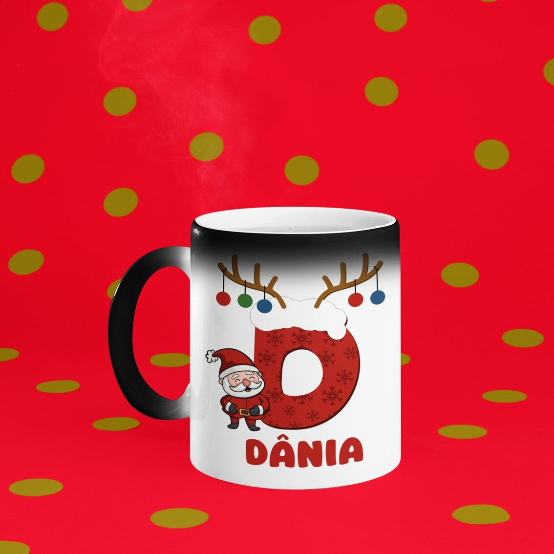 Caneca Mágica "Pai Natal na Neve"