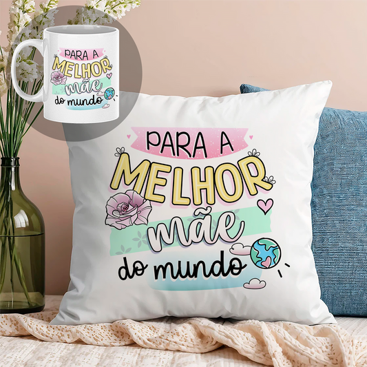 Almofada e/ou Caneca "A rosa"