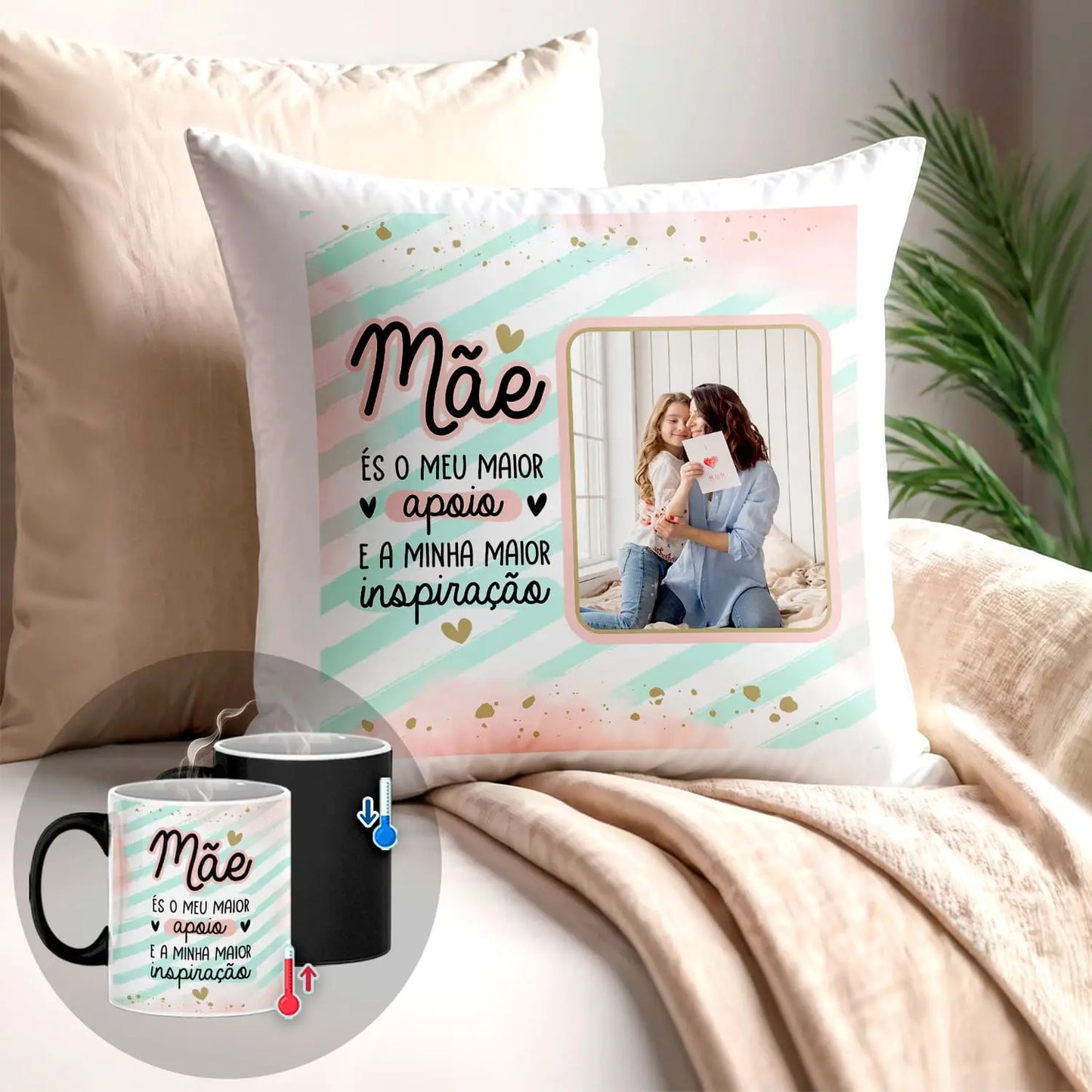 Almofada e/ou Caneca Mágica "Inspiração"