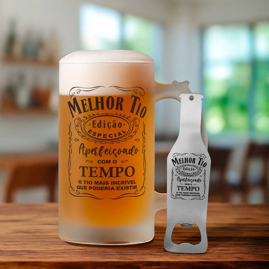 Caneca para Cerveja e/ou Abre-garrafas "Edição Especial - Tio"