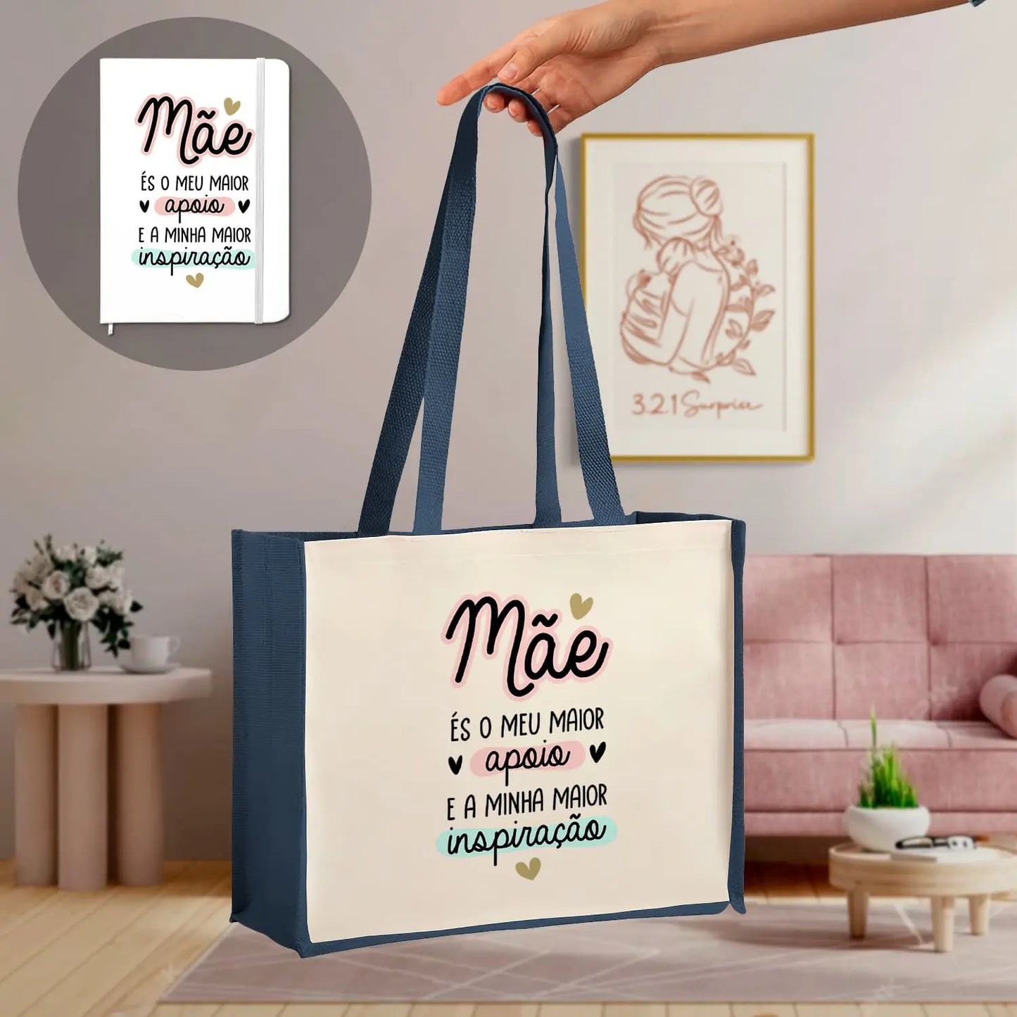 Saco e/ou Caderno "Inspiração"