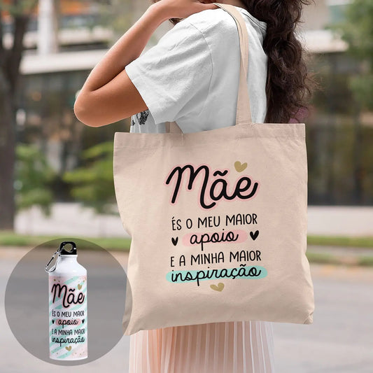 Saco de pano e/ou Garrafa "Inspiração"