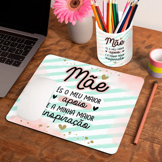 Tapete de rato e/ou Porta-lápis "Inspiração"