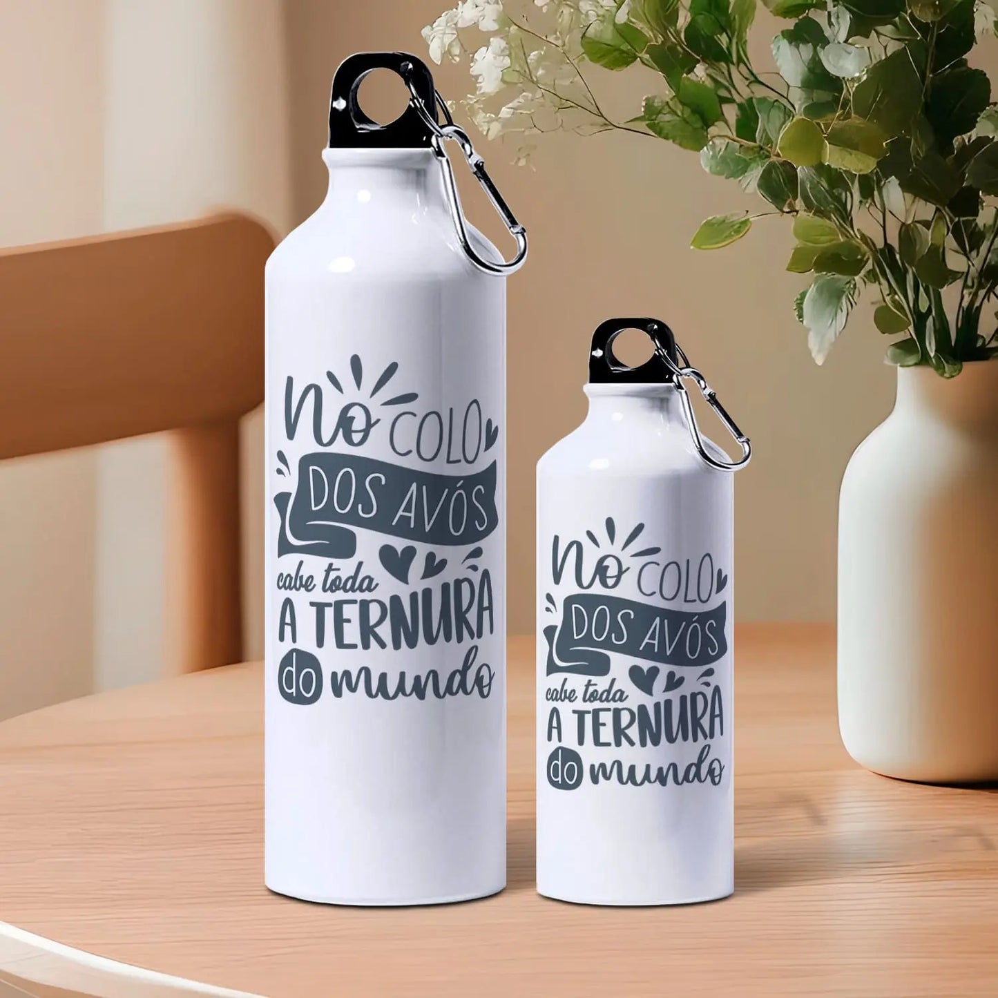 garrafa personalizada para avós com mensagem especial