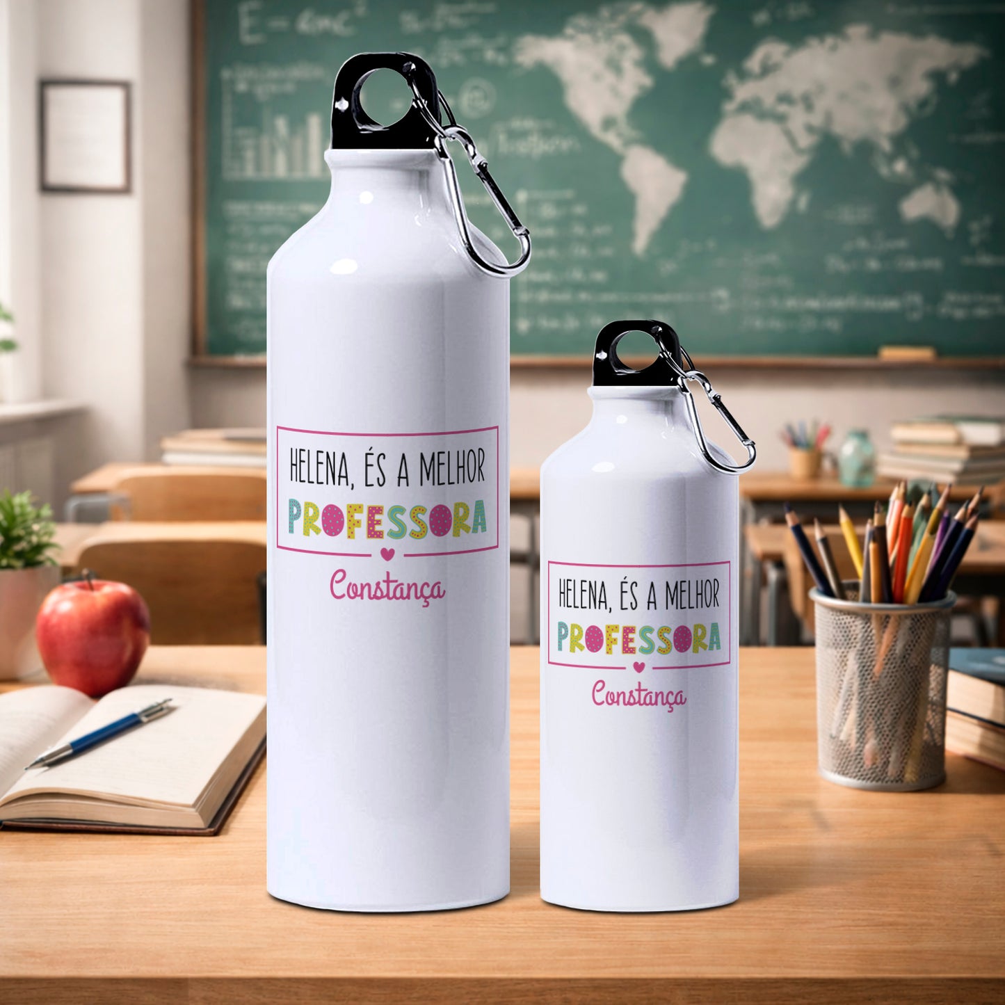 garrafa professora personalizada com nome
