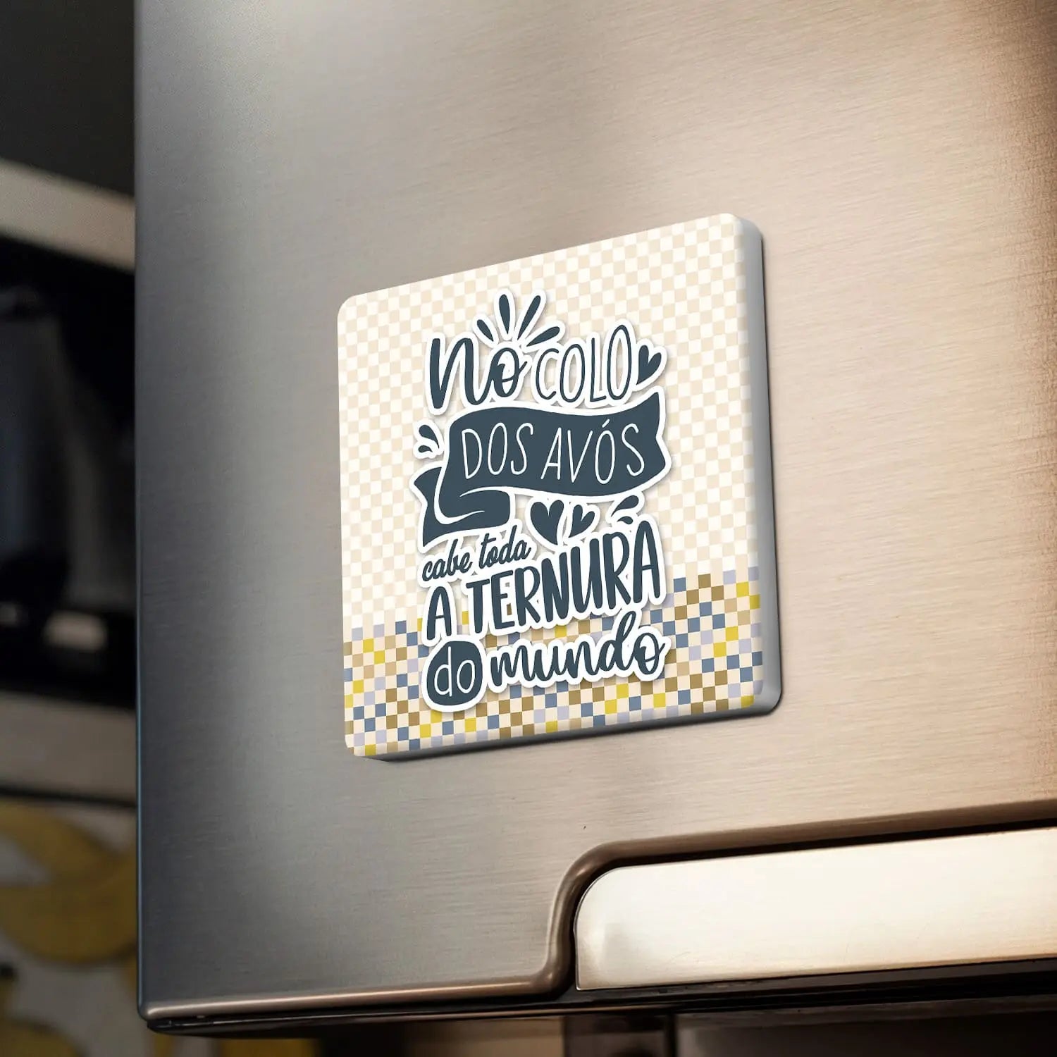 íman personalizado para avós com mensagem especial